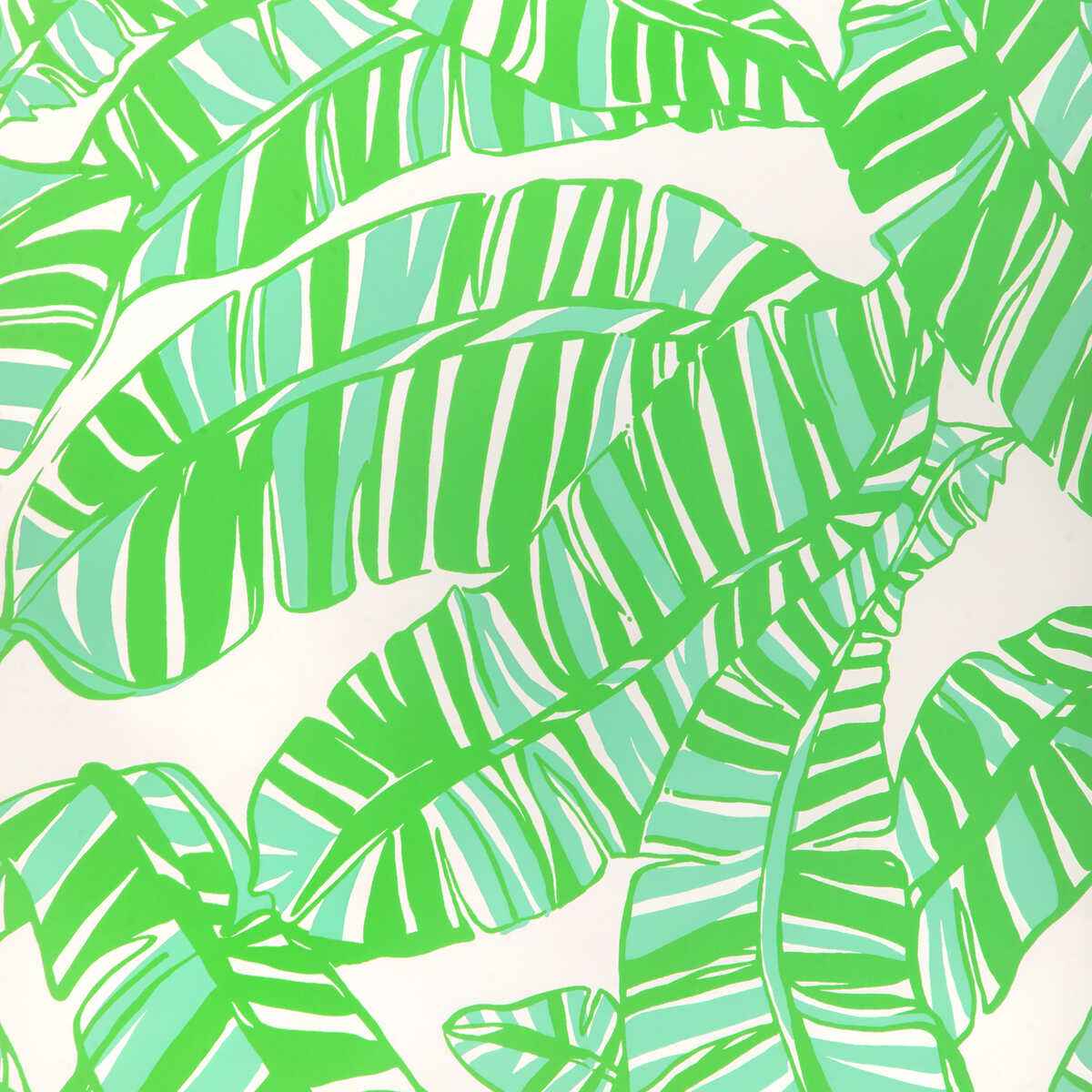 Go-Bananas-Wp-White-Green-Lee-Jofa-Wallpaper