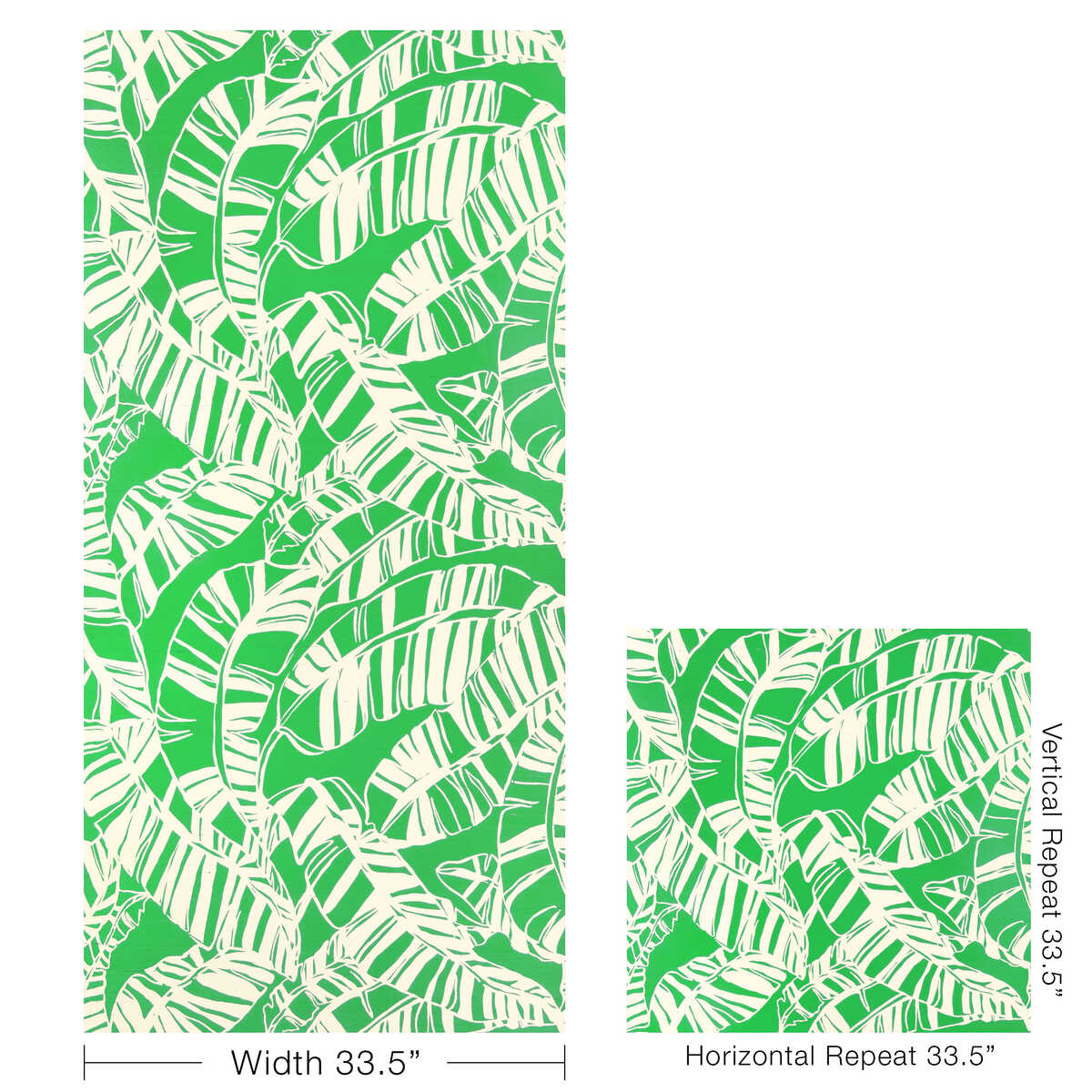 Just Bananas Gc - Green - LEE JOFA Papel pintado