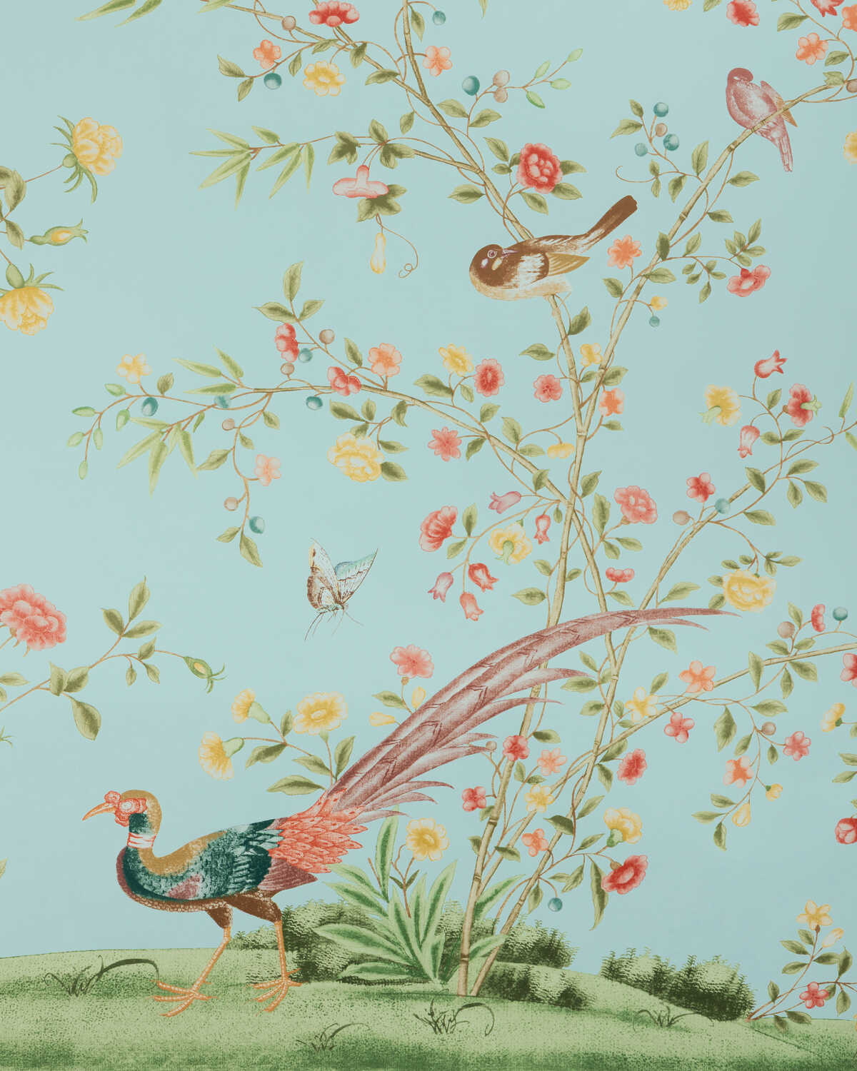 Whitley Hall Wp Pnl - Aqua - LEE JOFA Wallpaper