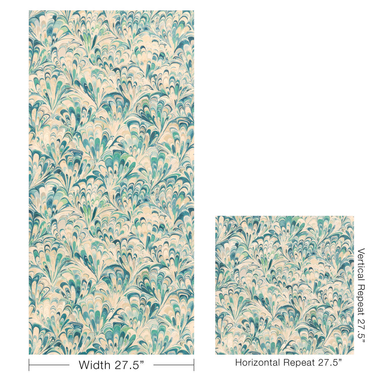 Ellis Paper - Ocean - LEE JOFA Papel pintado