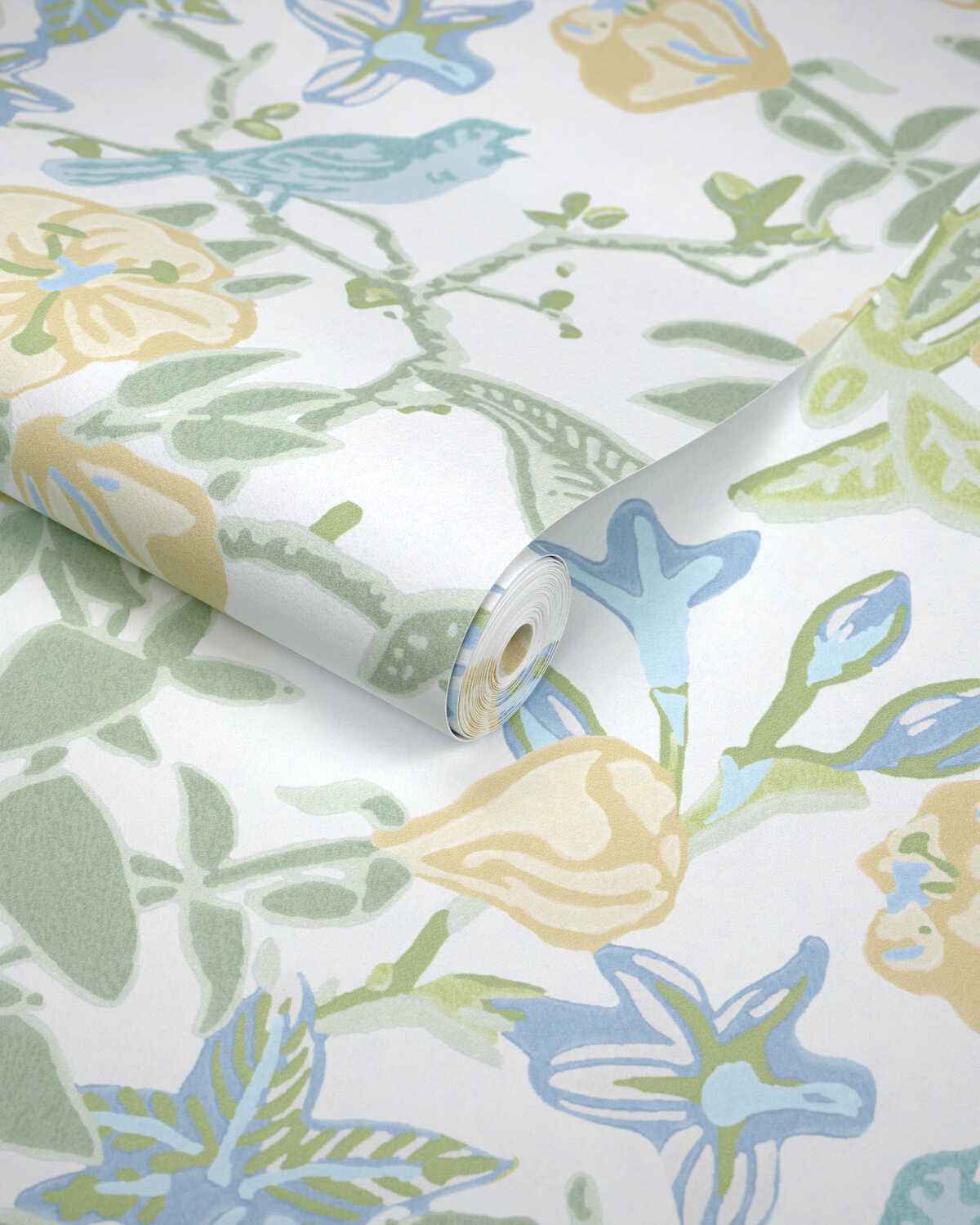 Plumeria-Paper-Straw-Lee-Jofa-Wallpaper - LEE JOFA Wallpaper