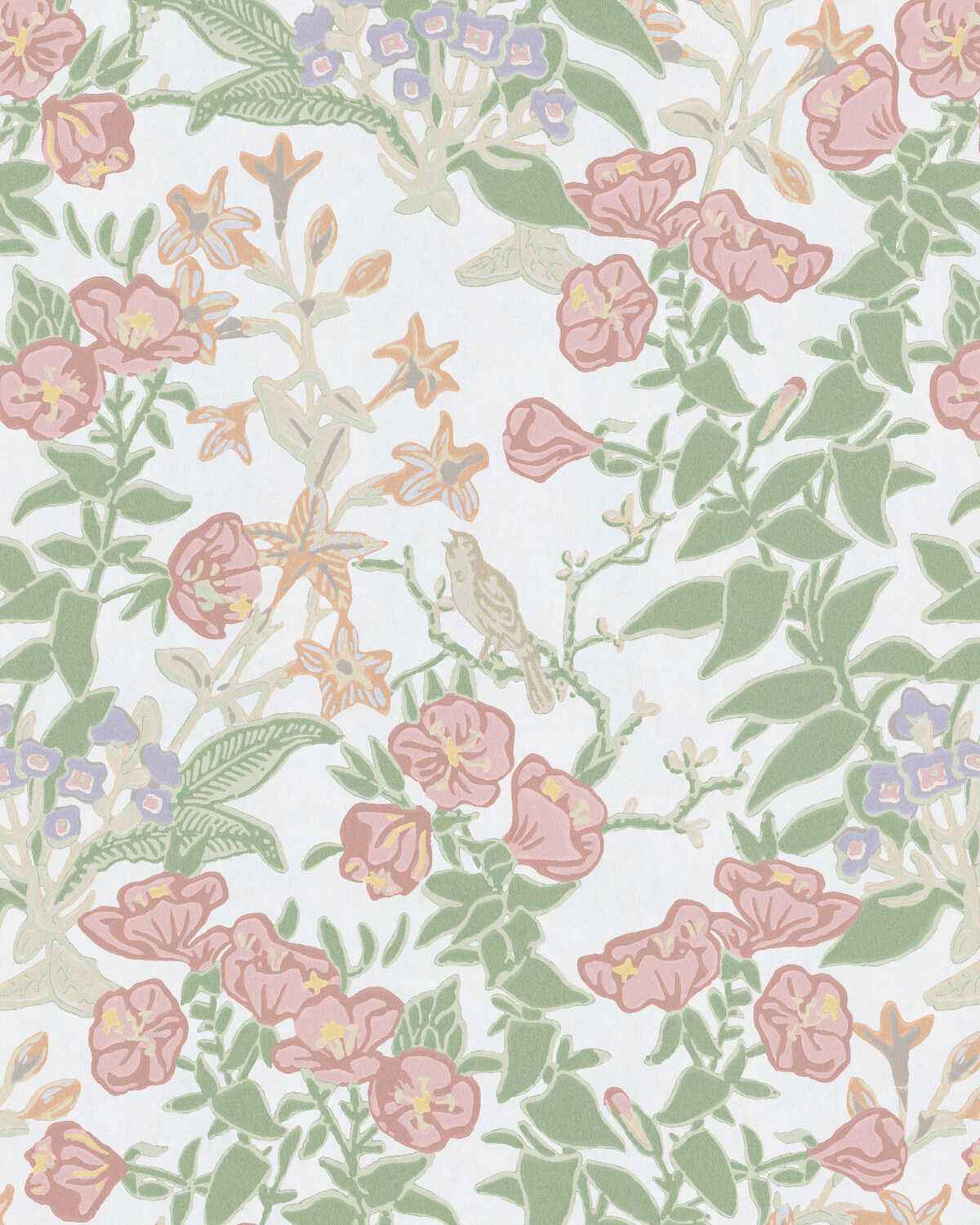 Plumeria-Paper-Rose-Lee-Jofa-Wallpaper - LEE JOFA Wallpaper
