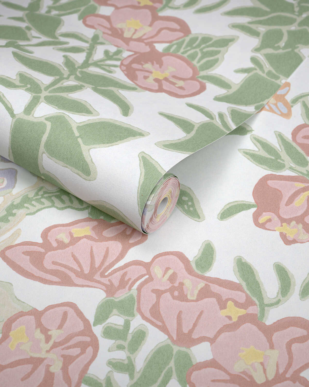 Plumeria Paper - Rose - LEE JOFA Wallpaper