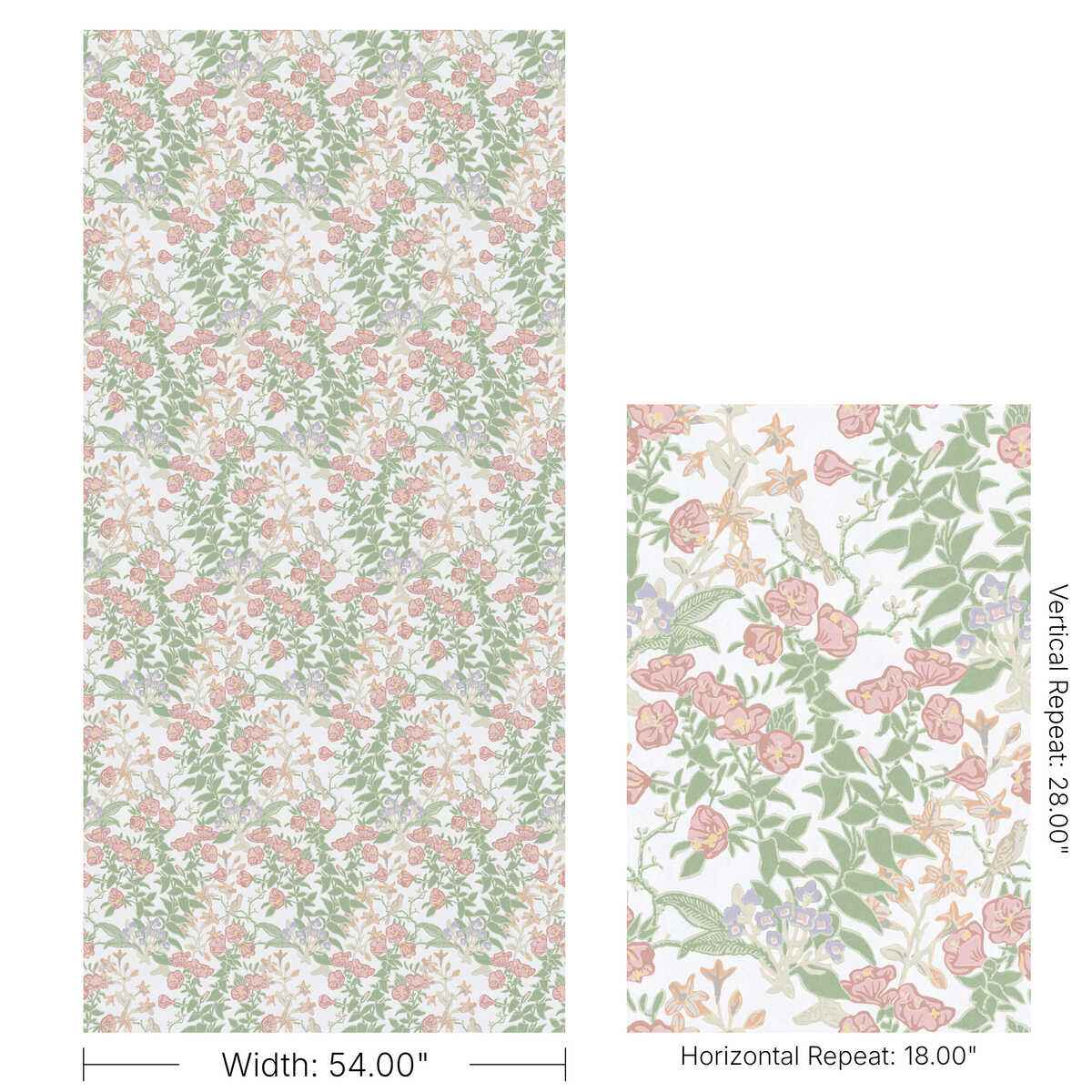 Plumeria-Paper-Rose-Lee-Jofa-Wallpaper - LEE JOFA Wallpaper