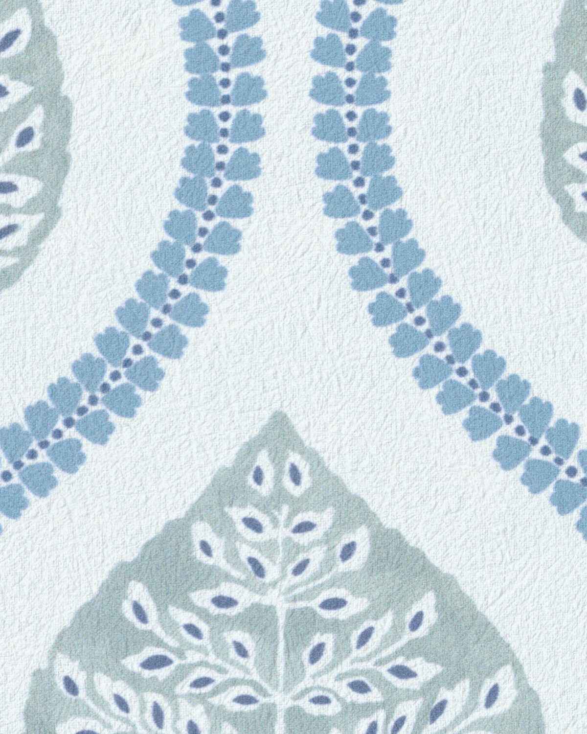 Elsie-Paper-Teal-Lee-Jofa-Wallpaper - LEE JOFA Wallpaper