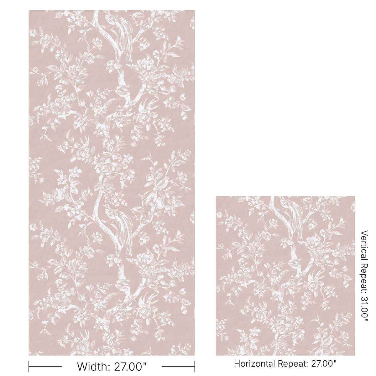 Camellia-Toile-Wp-Petal-Lee-Jofa-Wallpaper - LEE JOFA Wallpaper
