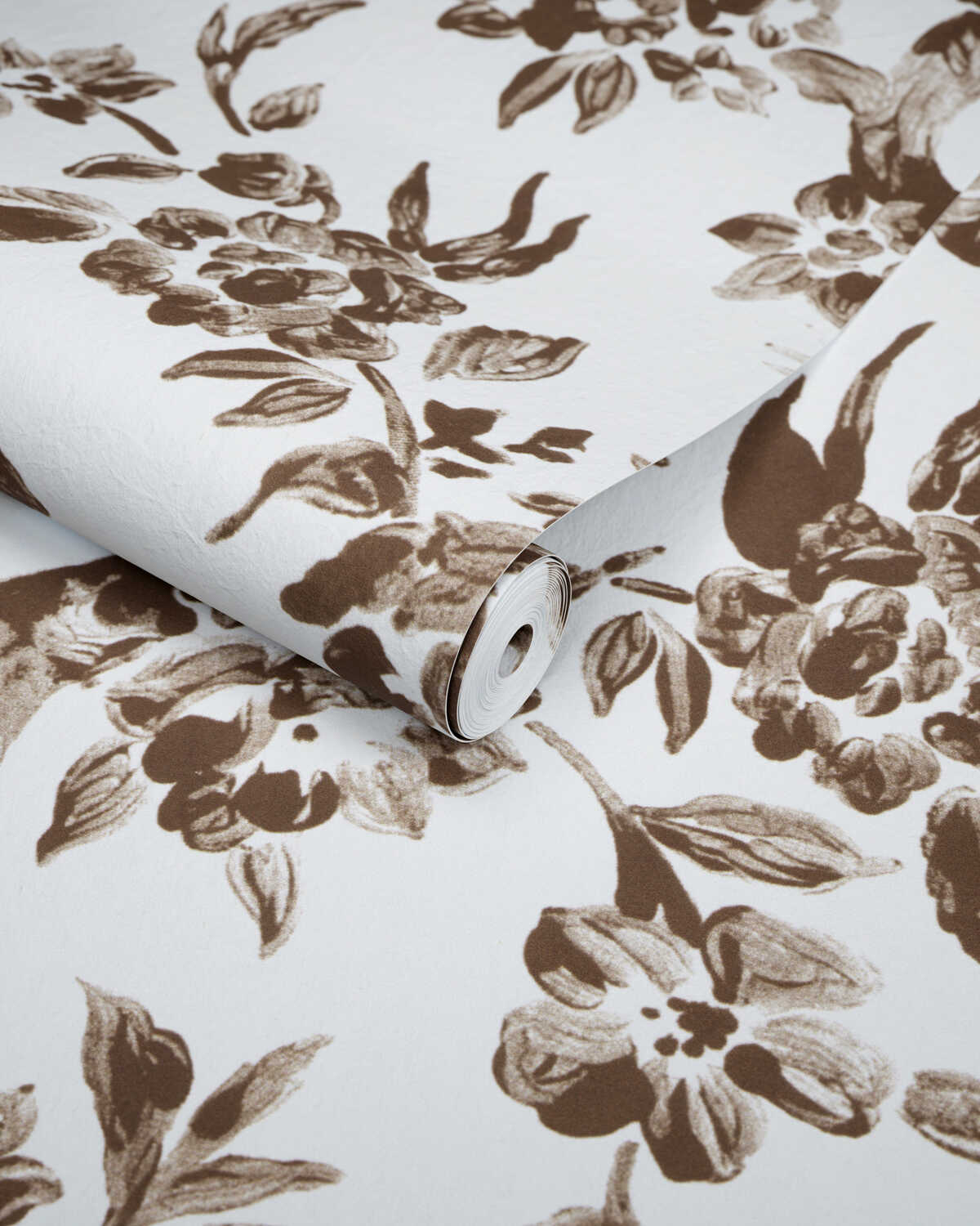 Camellia Toile Wp - Brown - LEE JOFA Wallpaper