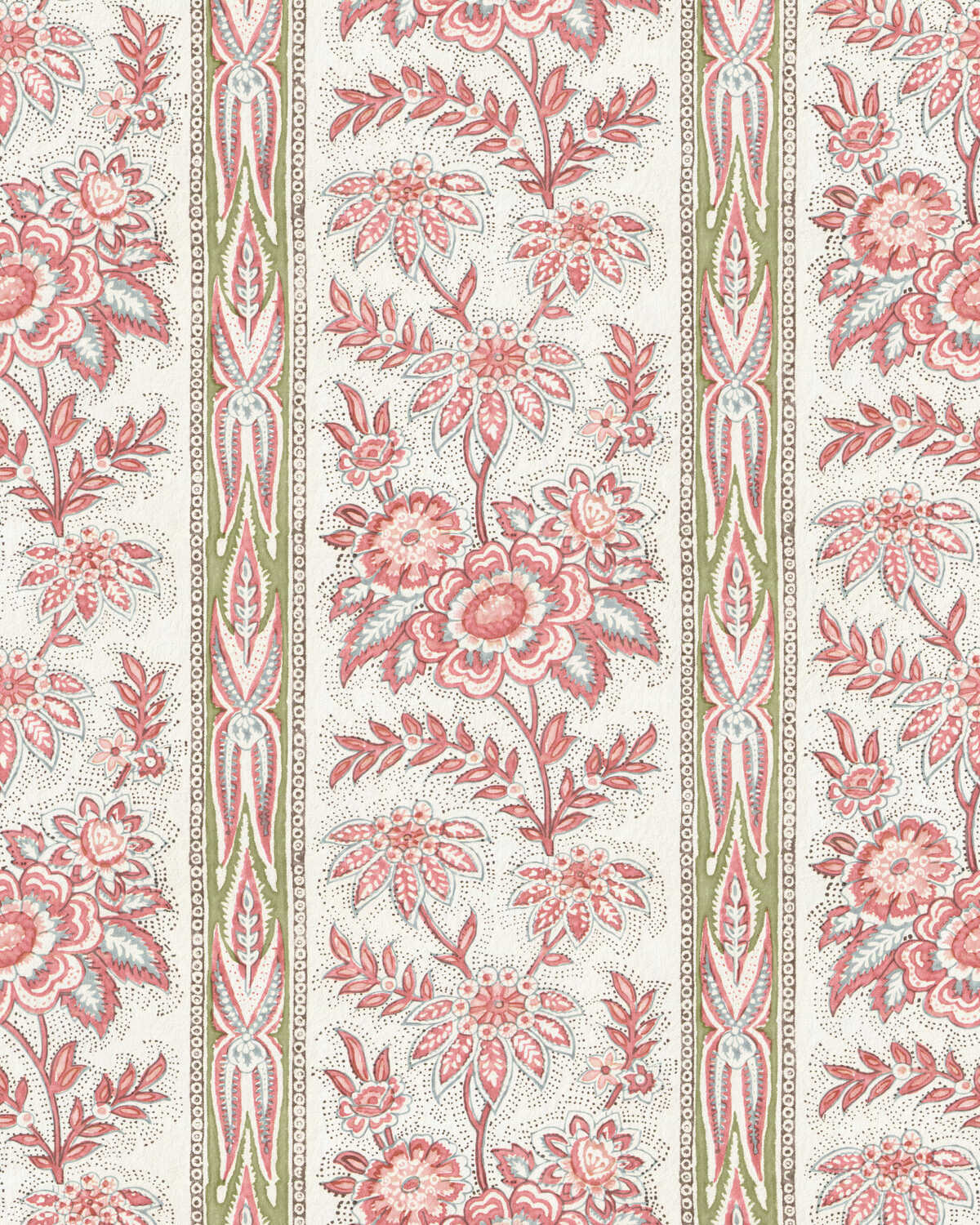 Margaux Paper - Coral - LEE JOFA Wallpaper