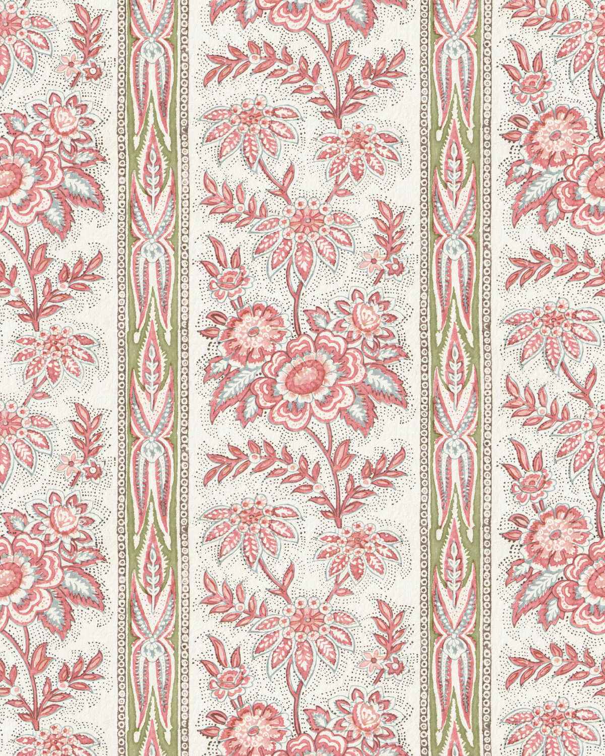 Margaux-Paper-Coral-Lee-Jofa-Wallpaper - LEE JOFA Wallpaper