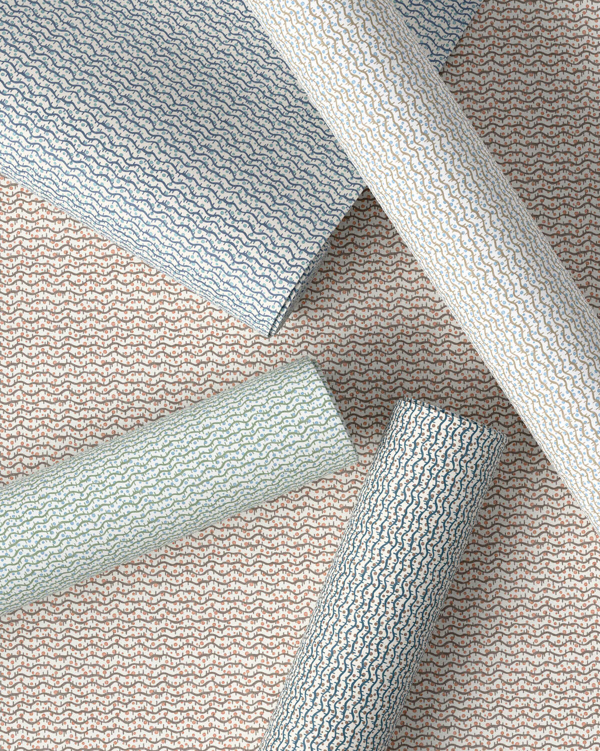 Seedling Paper - Ocean - LEE JOFA Wallpaper