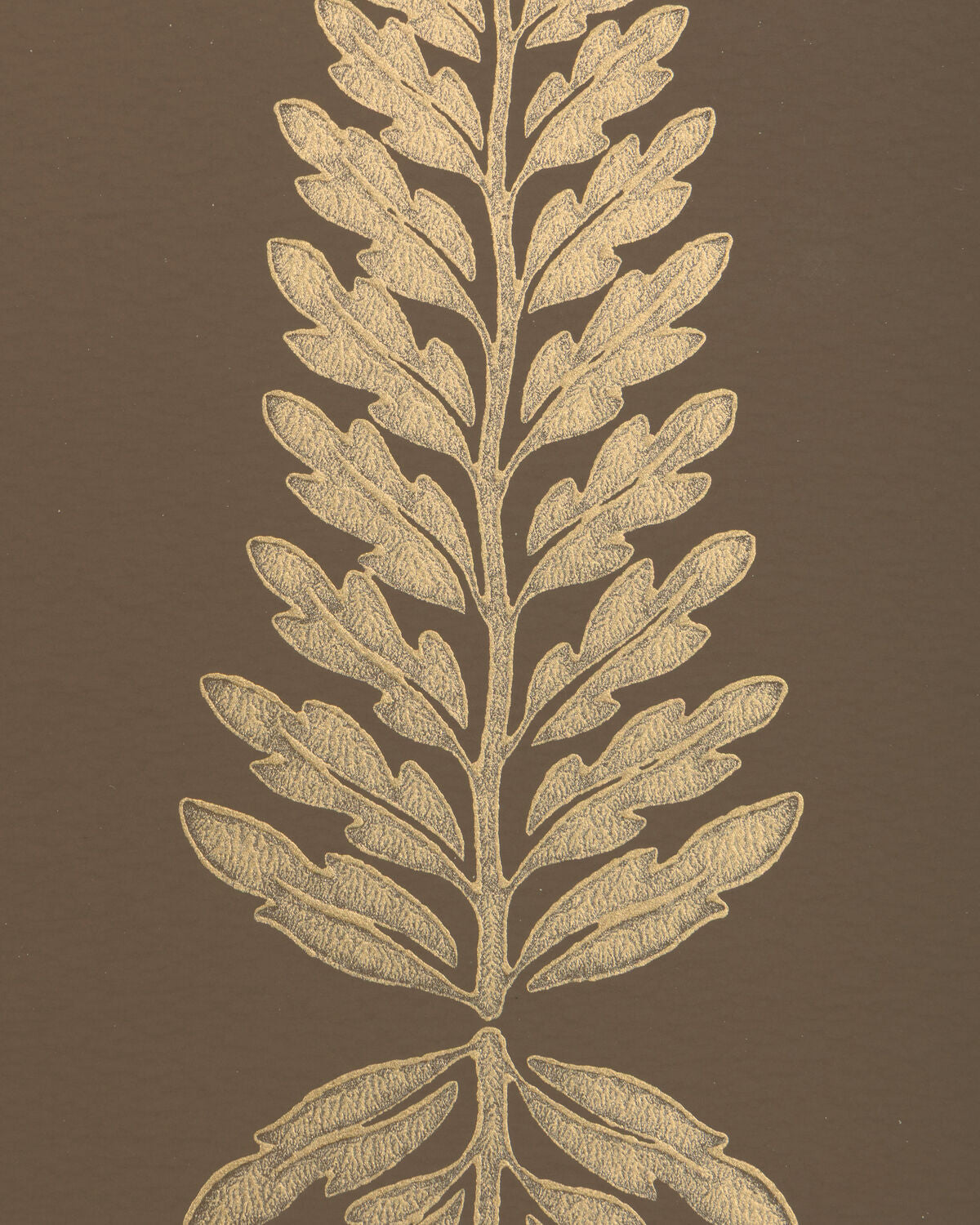 Glade Fern - Carob - Lee Jofa Wallpaper