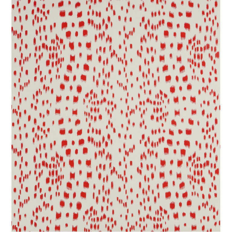 Les Touches - Red - BRUNSCHWIG & FILS Wallpaper