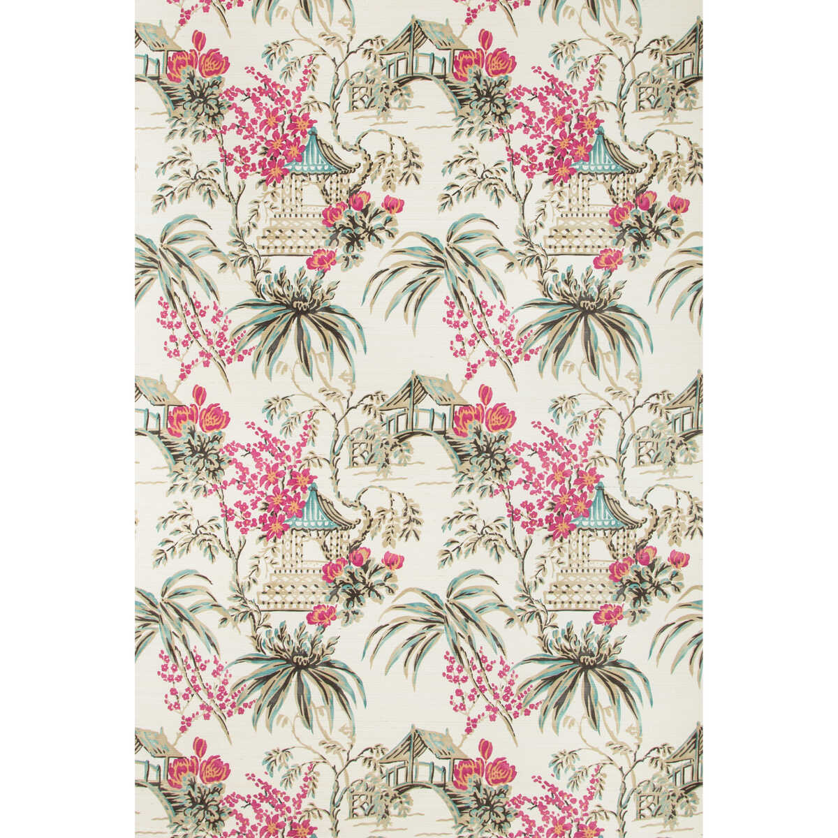 Tongli - Peony - BRUNSCHWIG & FILS Papel pintado