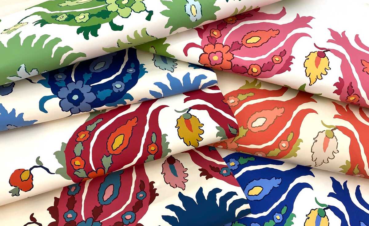 Kashmiri - Leaf/Aloe - BRUNSCHWIG & FILS Wallpaper