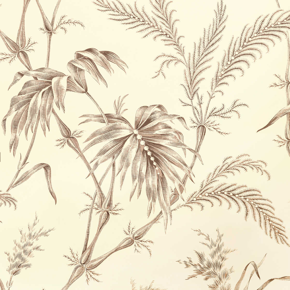 Lauziere - Taupe - BRUNSCHWIG & FILS Papel pintado