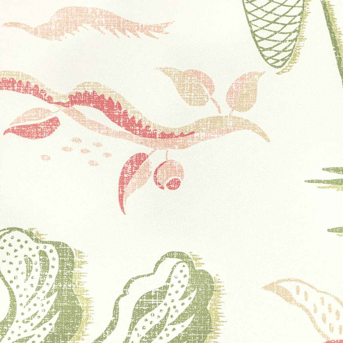 Valensole-Leaf-Rose-Brunschwig-Fils-Wallpaper - BRUNSCHWIG & FILS Wallpaper
