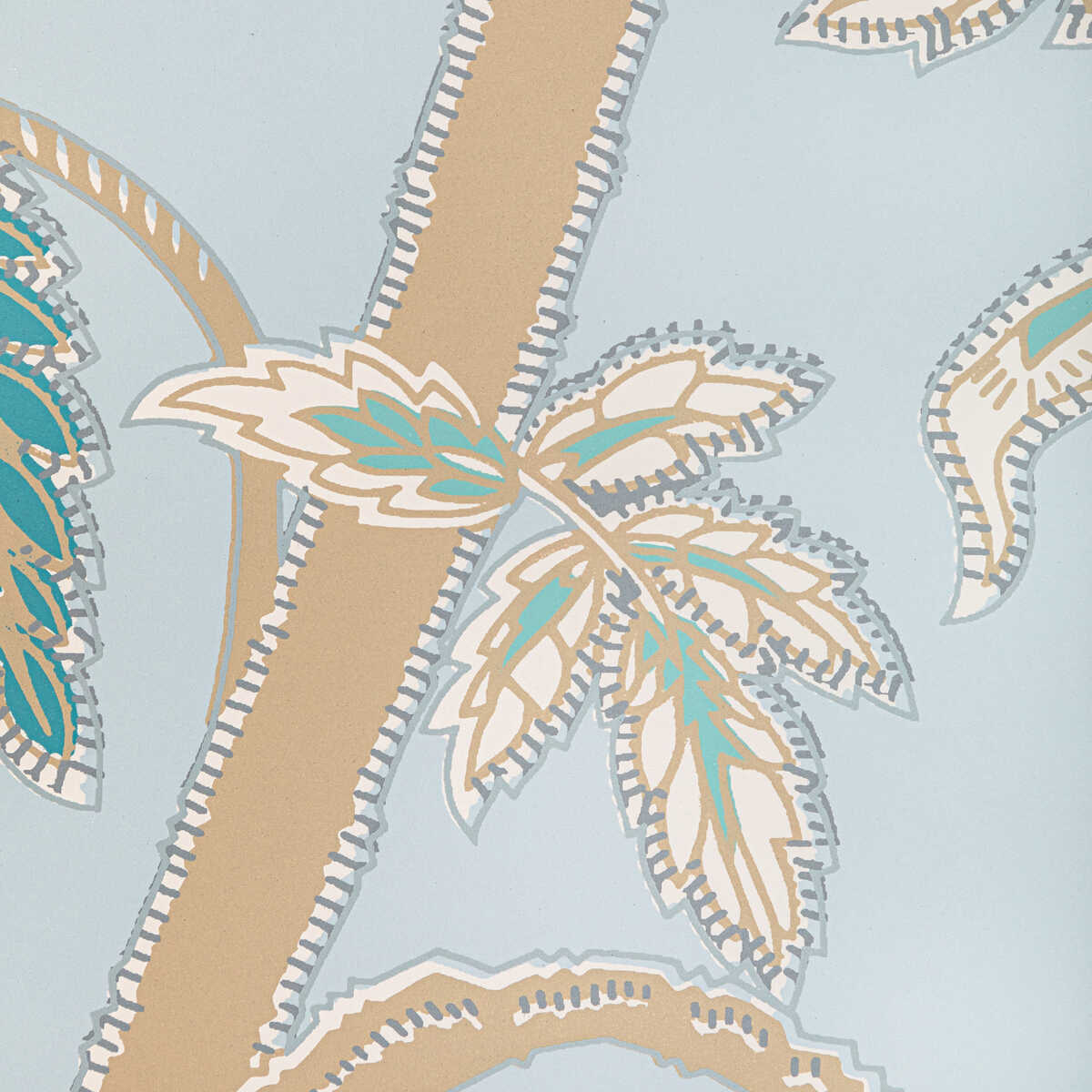 Seychelles - Dove - BRUNSCHWIG & FILS Papel pintado