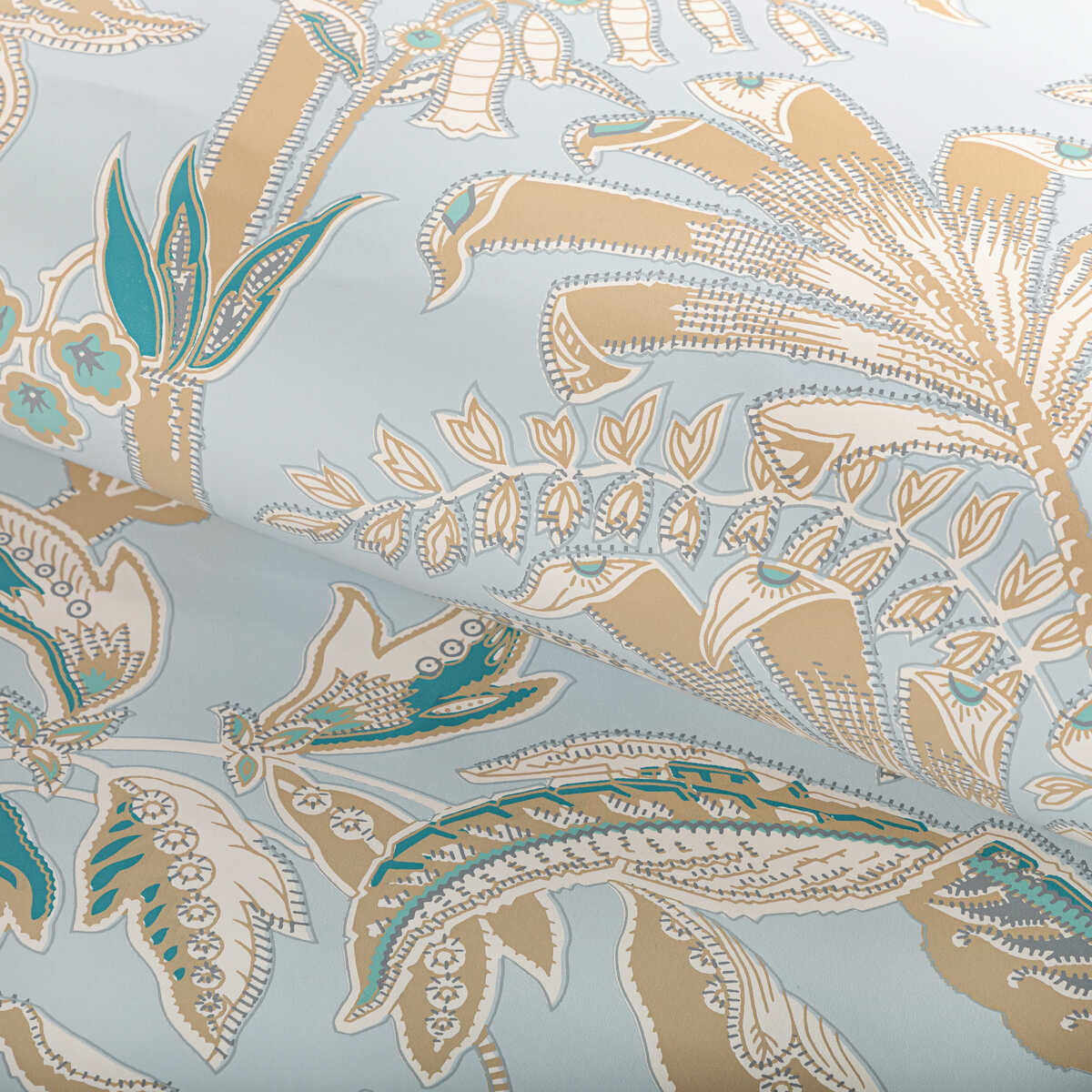 Seychelles - Dove - BRUNSCHWIG & FILS Papel pintado
