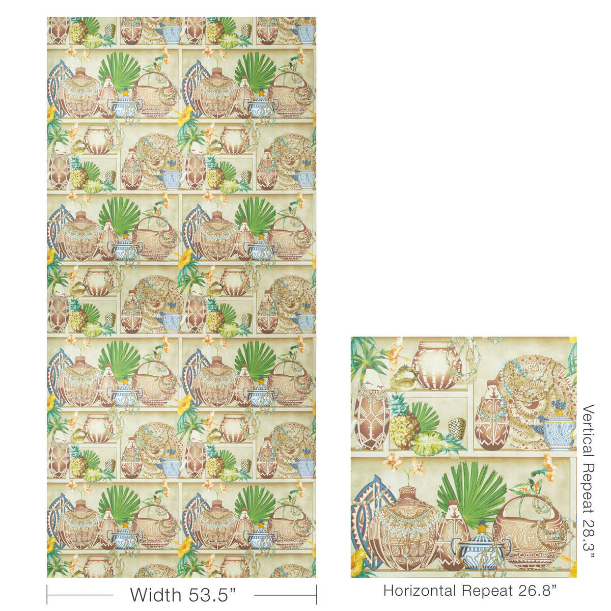 Maizan - Seaglass - BRUNSCHWIG & FILS Wallpaper