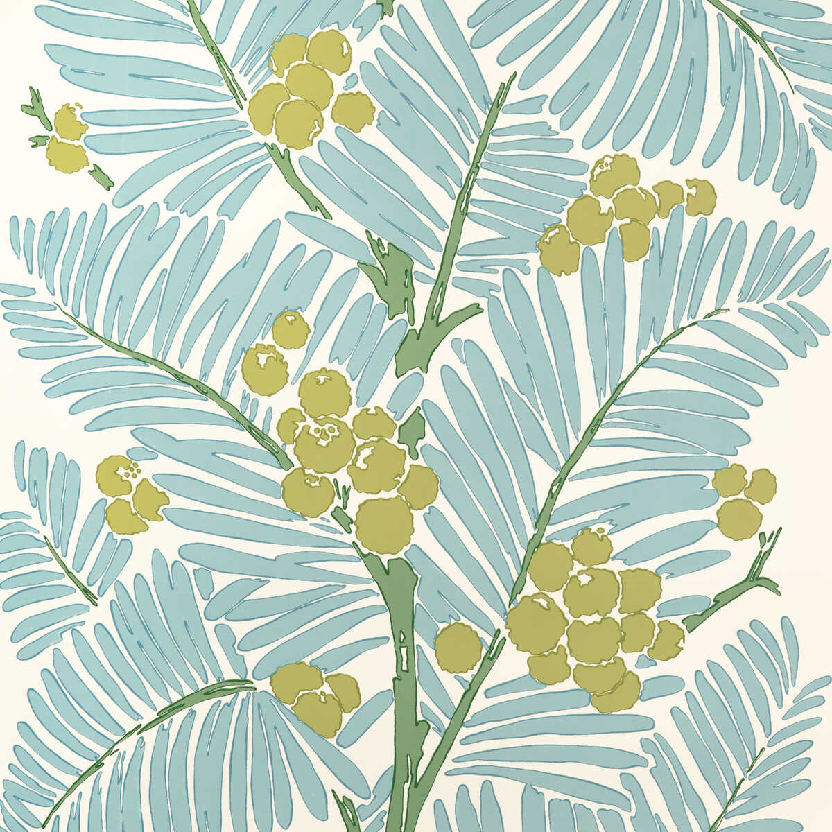 Palmar - Lake - BRUNSCHWIG & FILS Wallpaper