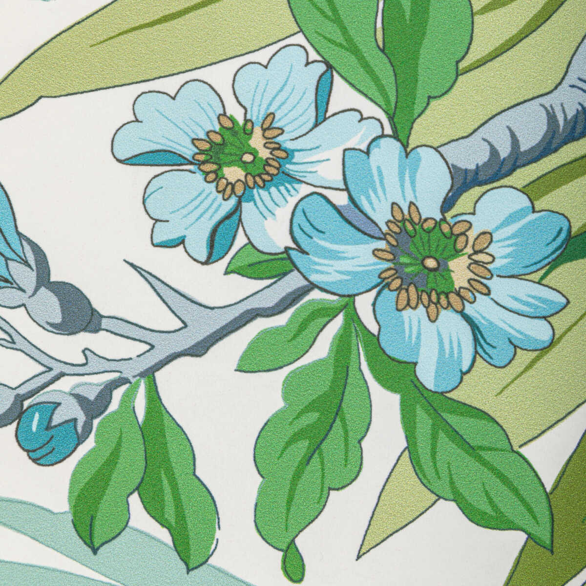 Majorelle - Mist - BRUNSCHWIG & FILS Wallpaper
