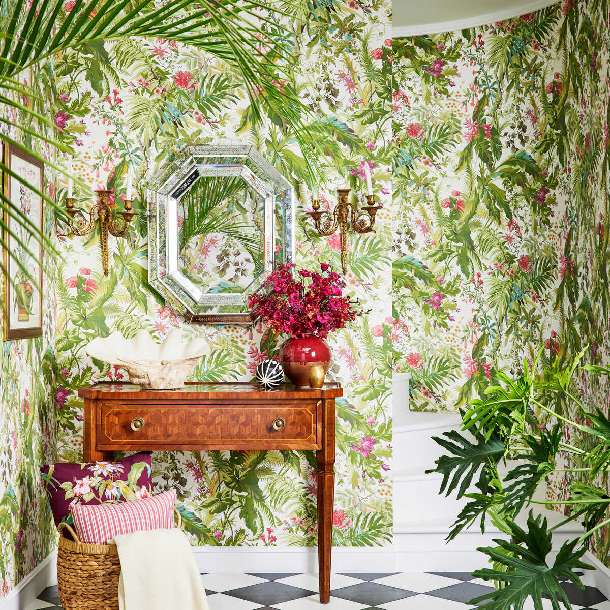 Majorelle - Spring - BRUNSCHWIG & FILS Wallpaper