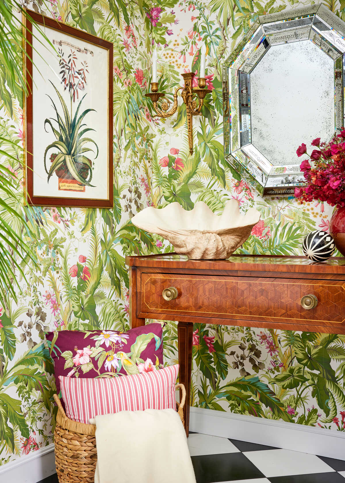 Majorelle - Spring - BRUNSCHWIG & FILS Wallpaper