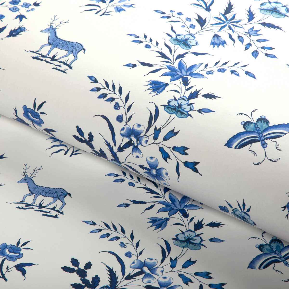 Aurel-Sky-Blue-Brunschwig-Fils-Wallpaper - BRUNSCHWIG & FILS Wallpaper