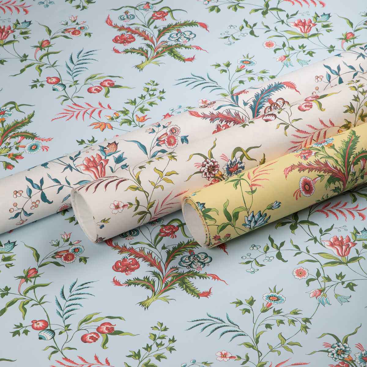 Chancay-Sky-Leaf-Brunschwig-Fils-Wallpaper - BRUNSCHWIG & FILS Wallpaper
