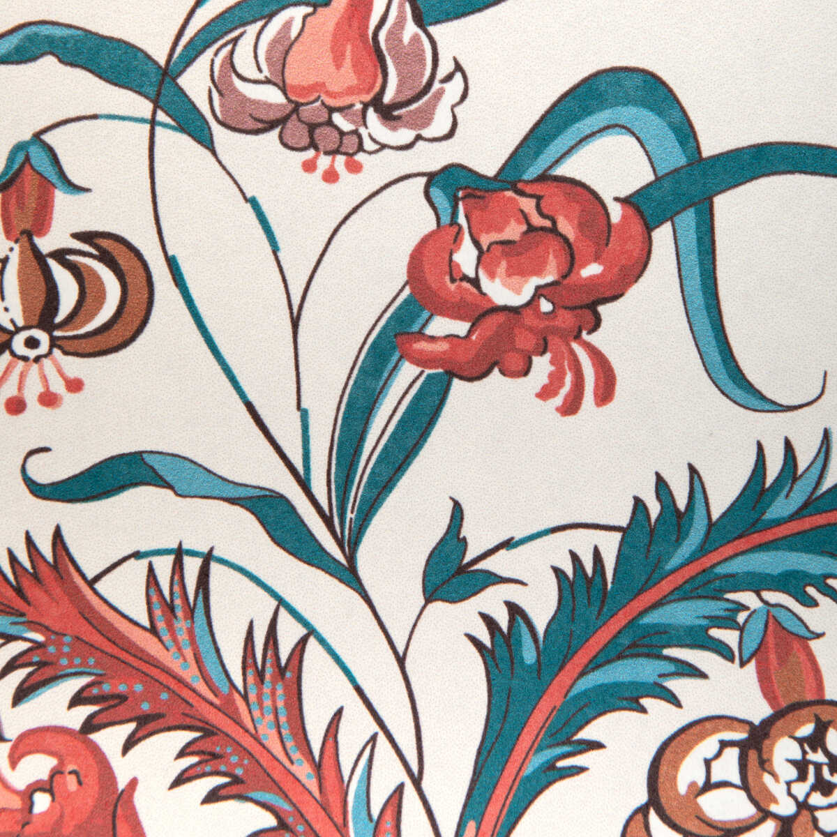 Chancay - Teal/Rose - BRUNSCHWIG & FILS Wallpaper