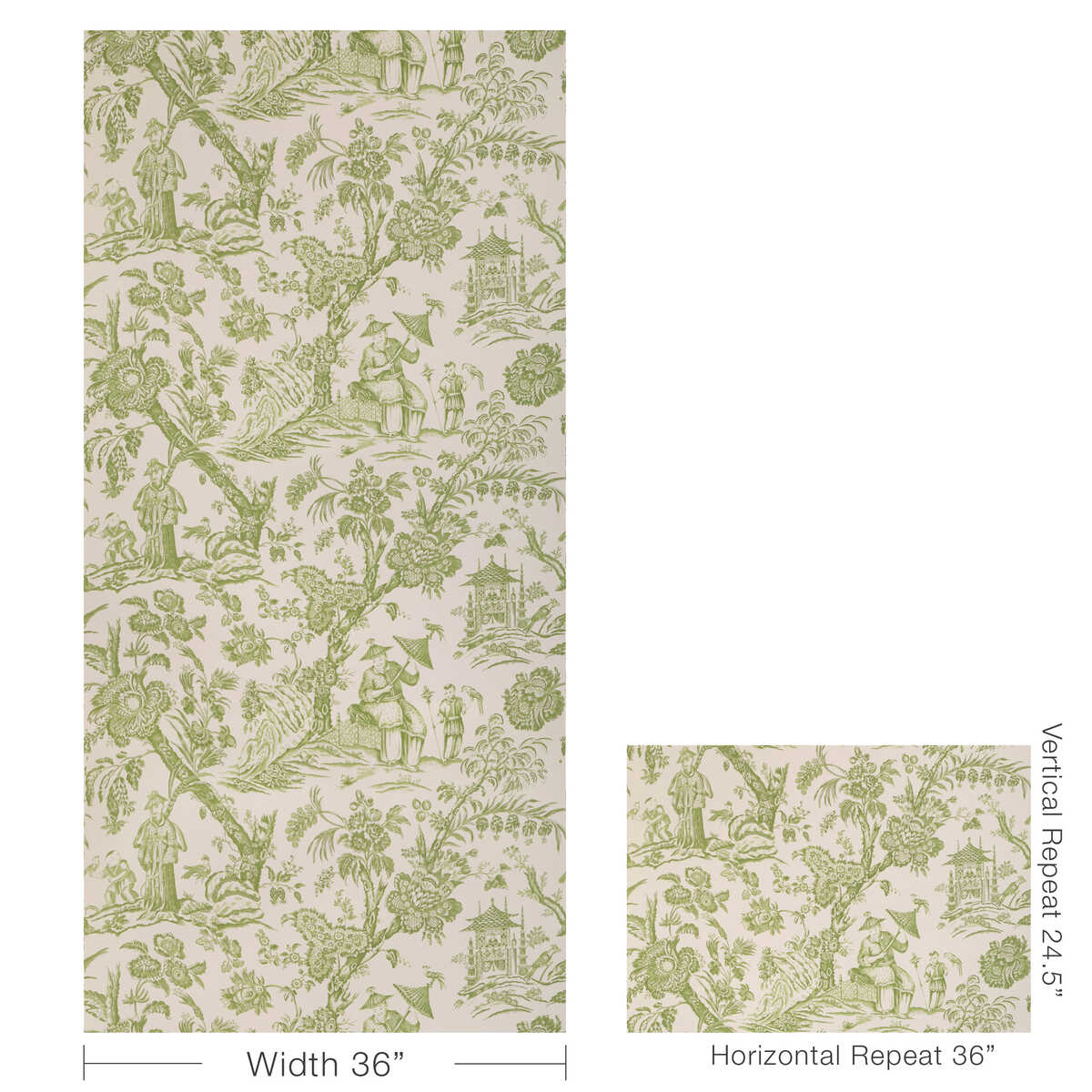 Marcel - Leaf - BRUNSCHWIG & FILS Wallpaper