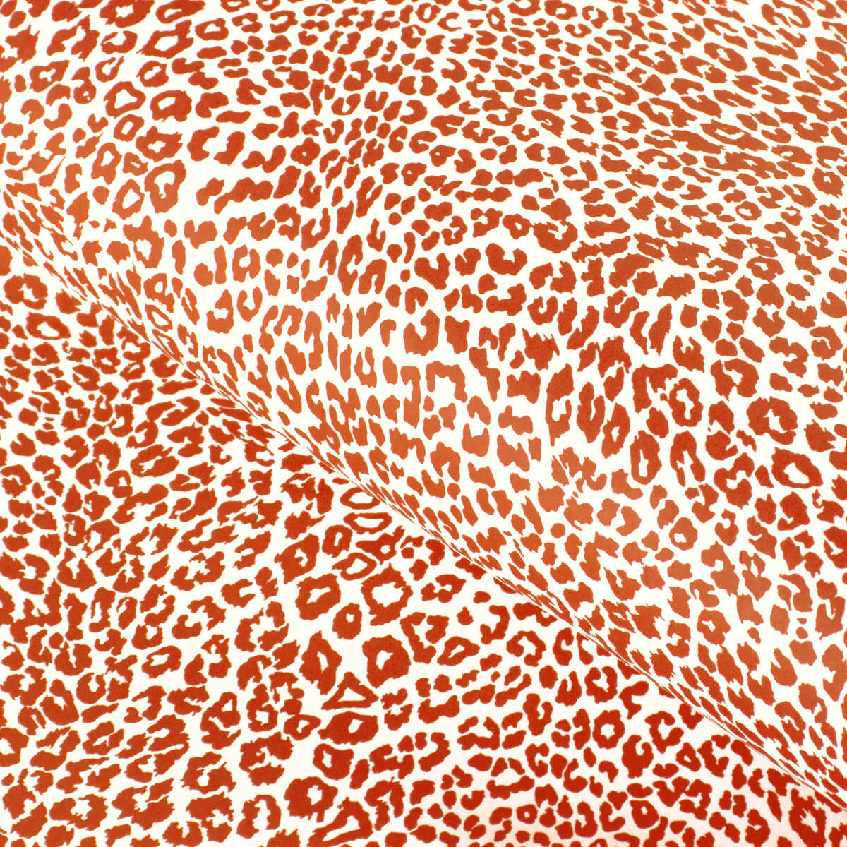 Petit Leopard - Orange - BRUNSCHWIG & FILS Wallpaper