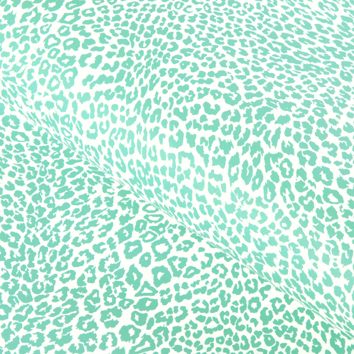 Petit Leopard - Aqua - BRUNSCHWIG & FILS Wallpaper