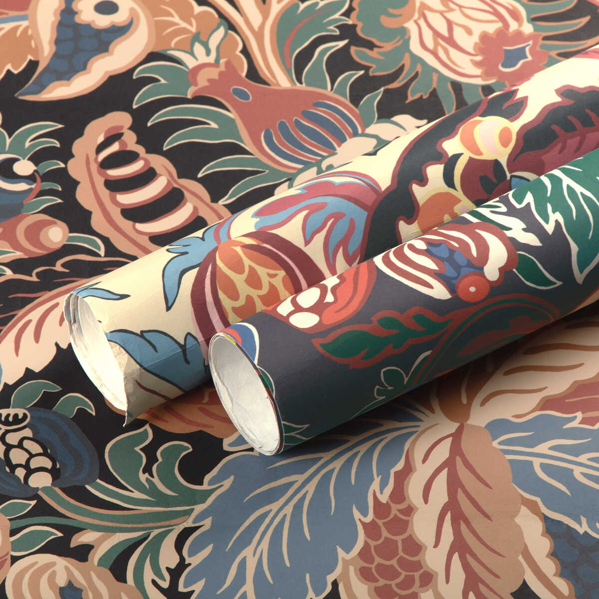 Villars - Bordeaux - BRUNSCHWIG & FILS Papel pintado