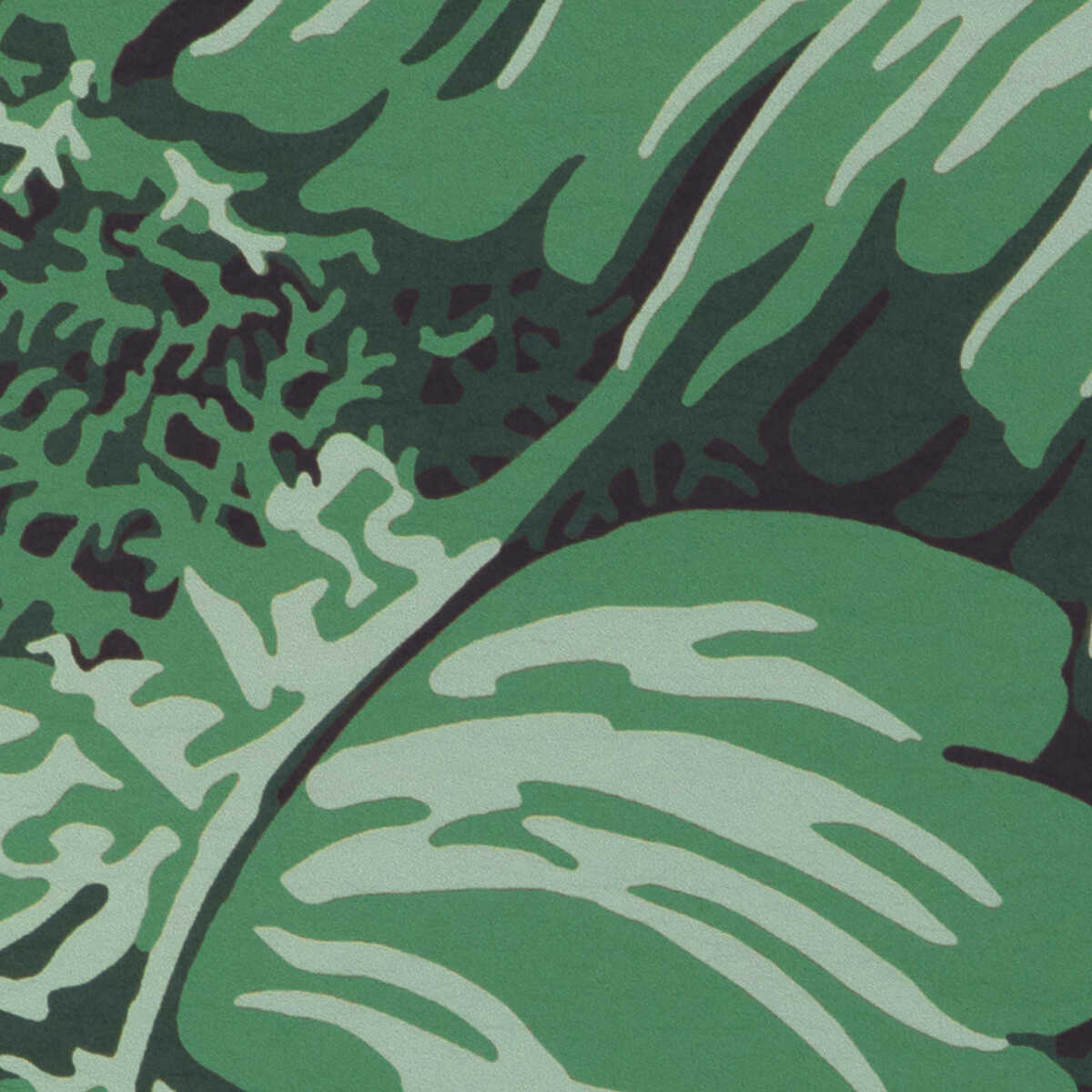 Feuilles De Bananier - Ivy - BRUNSCHWIG & FILS Wallpaper
