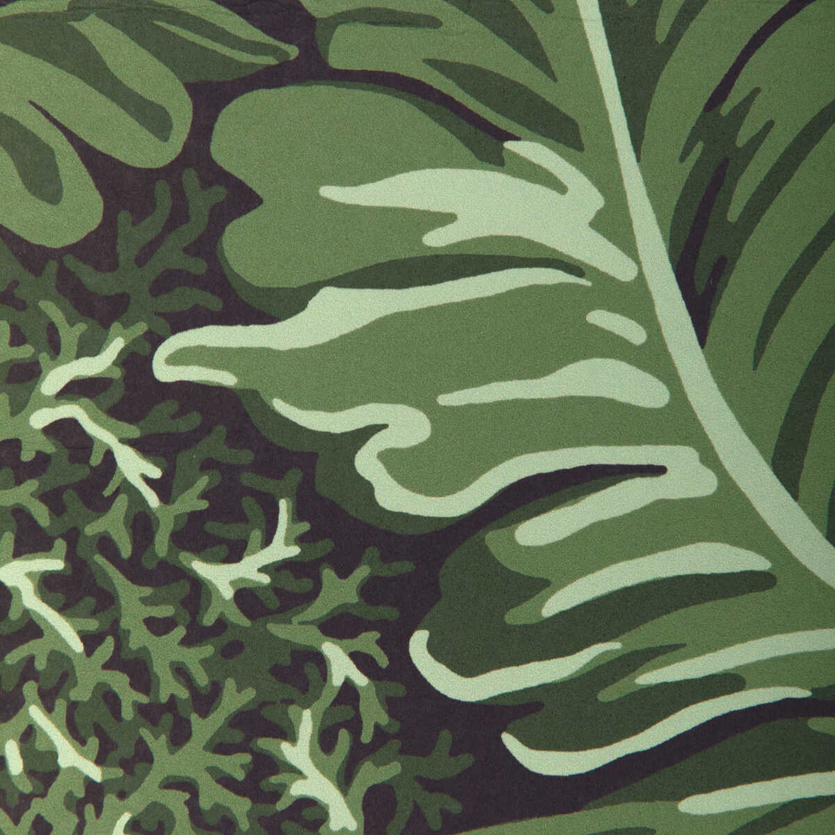 Feuilles De Bananier - Leaf - BRUNSCHWIG & FILS Wallpaper
