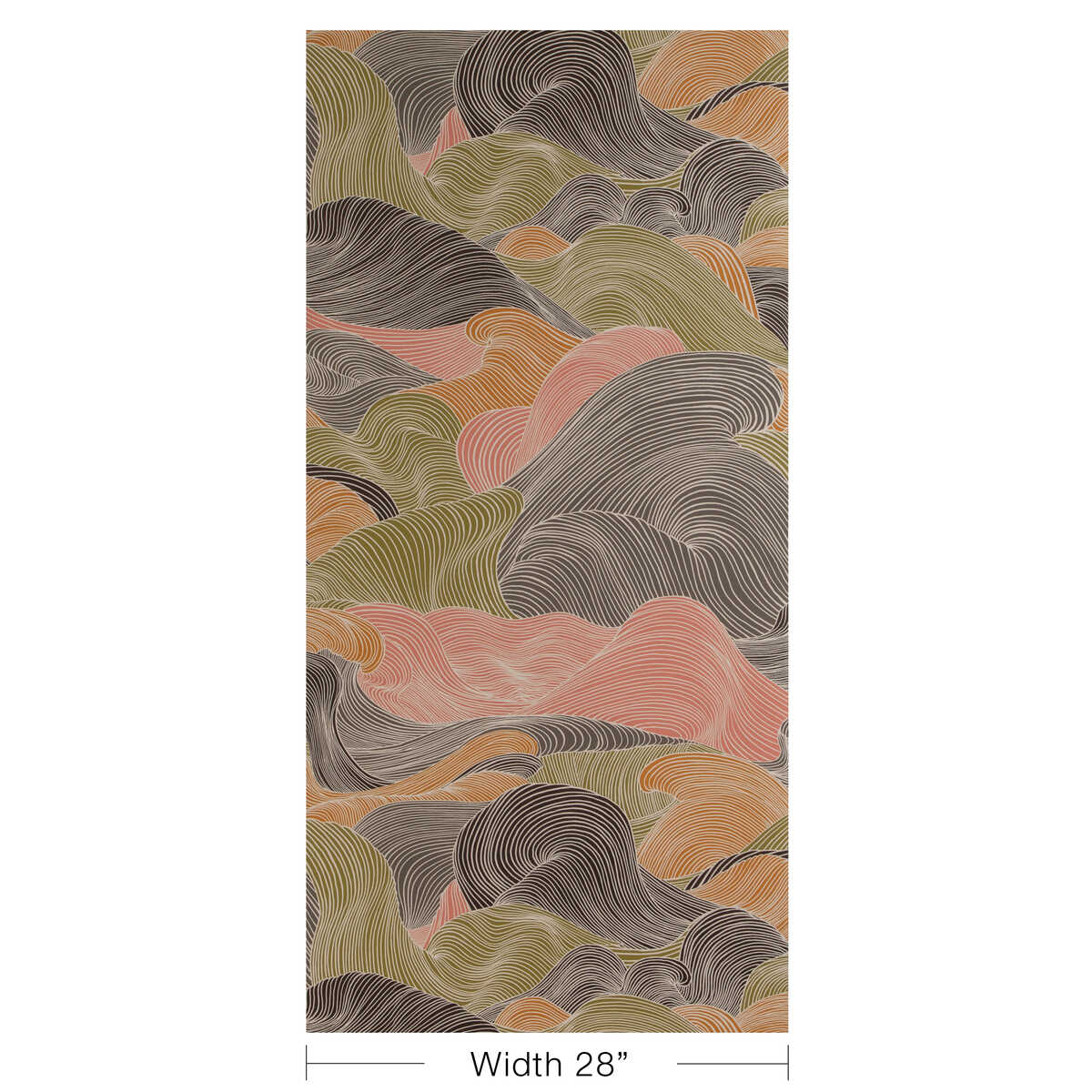 Tourbillon - Multi - BRUNSCHWIG & FILS Wallpaper