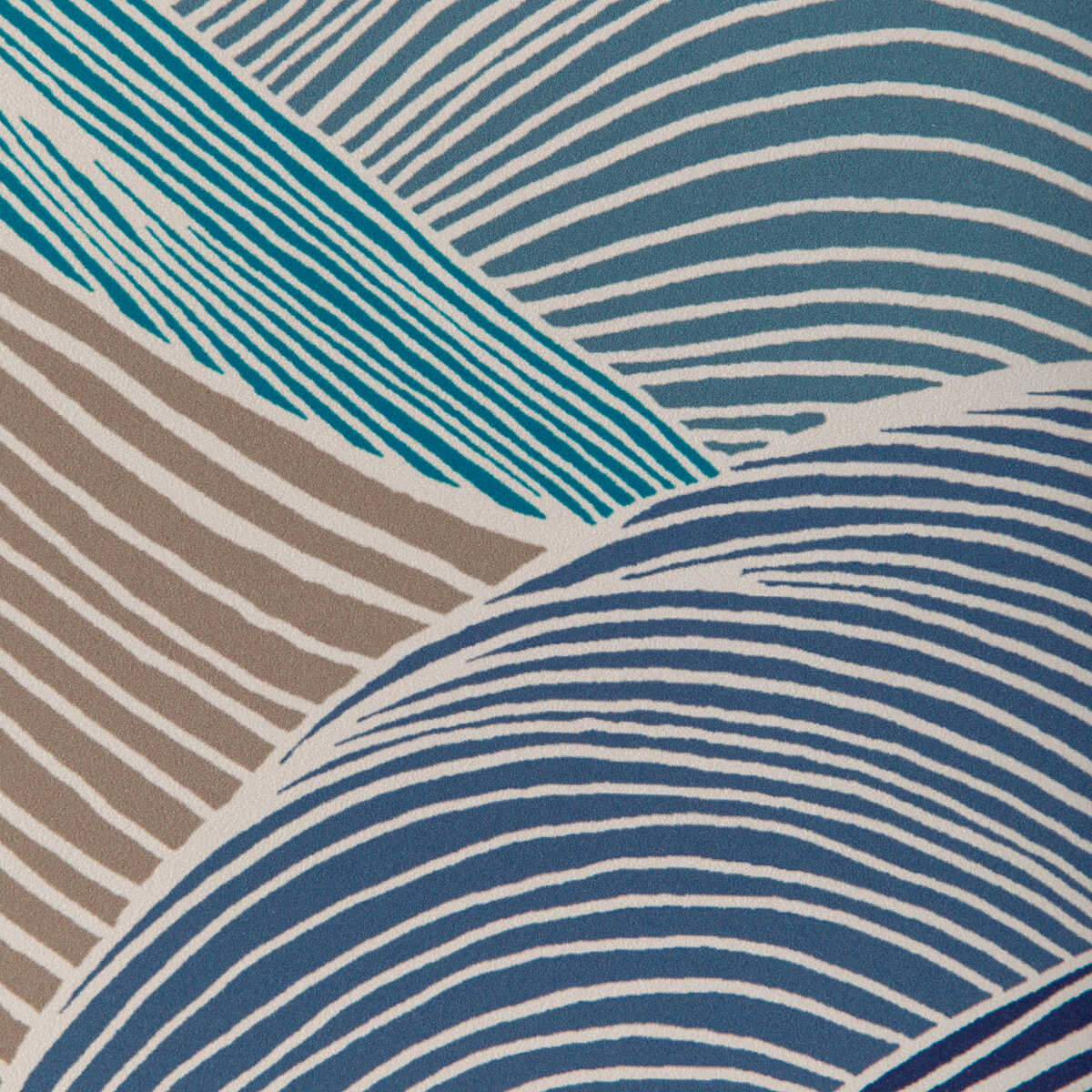 Tourbillon - Lapis - BRUNSCHWIG & FILS Wallpaper