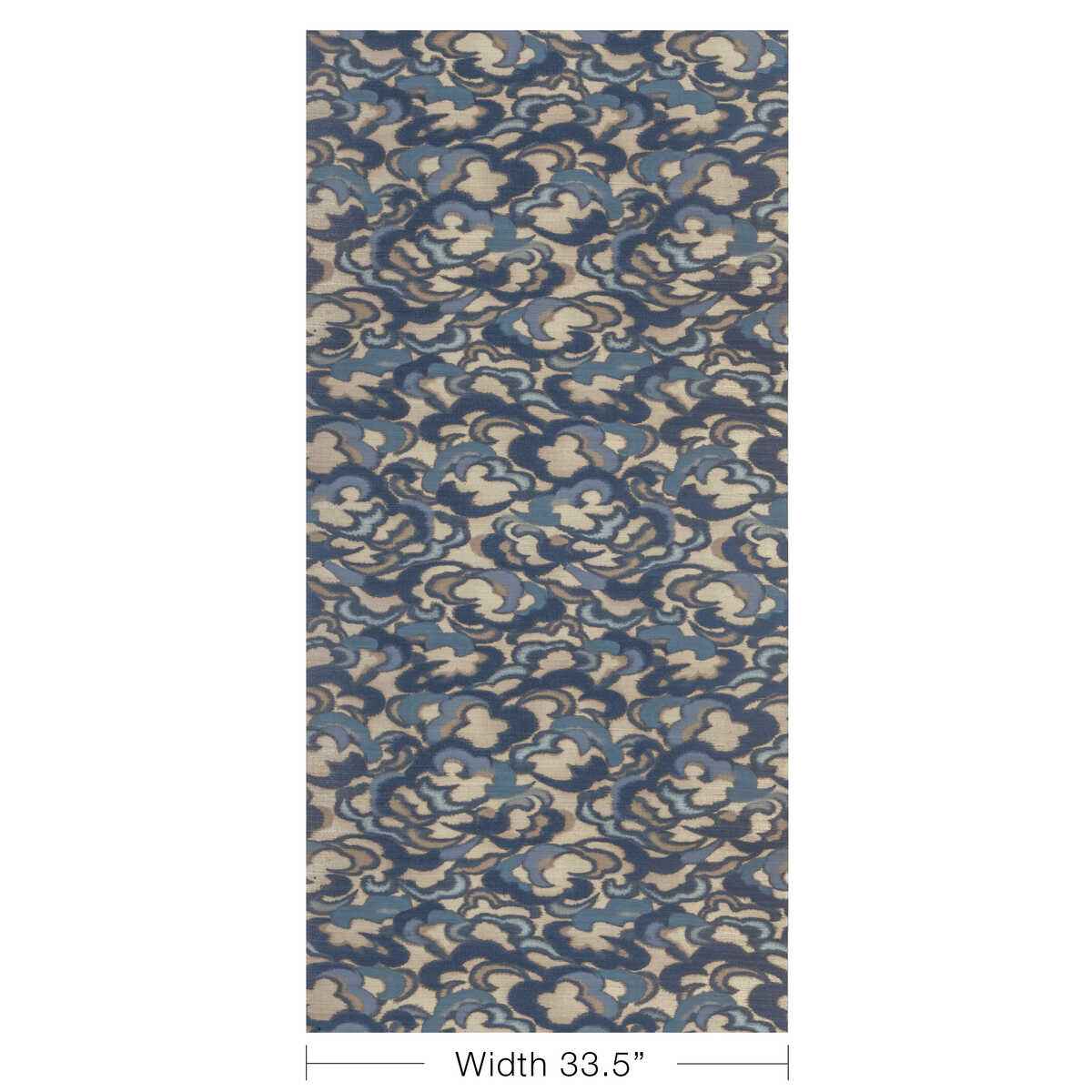 Stratus-Sky-Lapis-Brunschwig-Fils-Wallpaper - BRUNSCHWIG & FILS Wallpaper