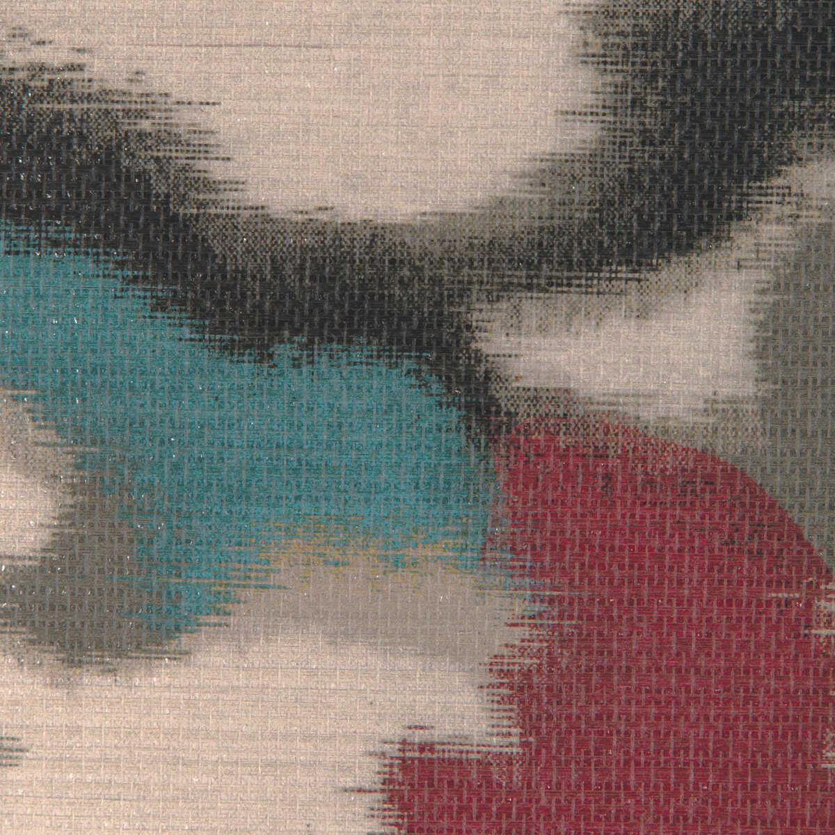 Stratus - Teal/Multi - BRUNSCHWIG & FILS Wallpaper