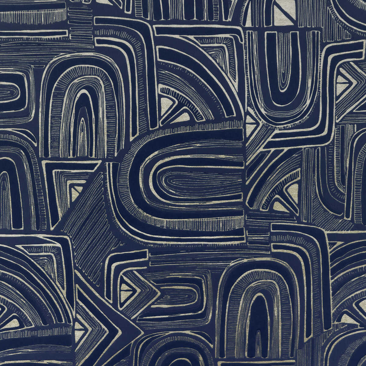 Timbre - Lapis - BRUNSCHWIG & FILS Wallpaper