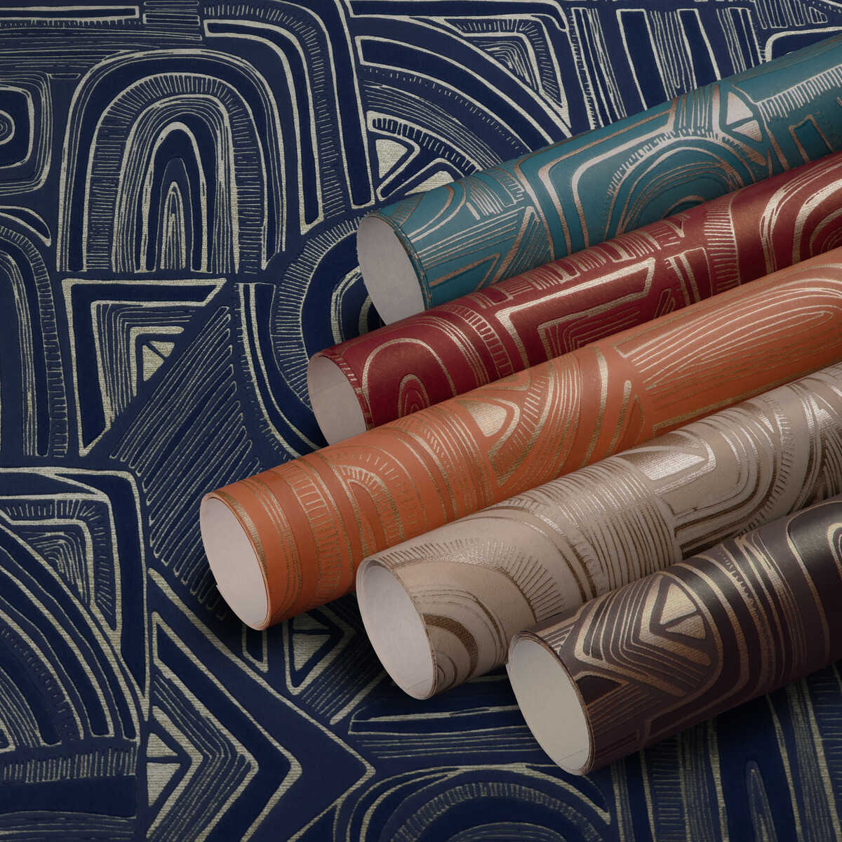 Timbre - Lapis - BRUNSCHWIG & FILS Wallpaper