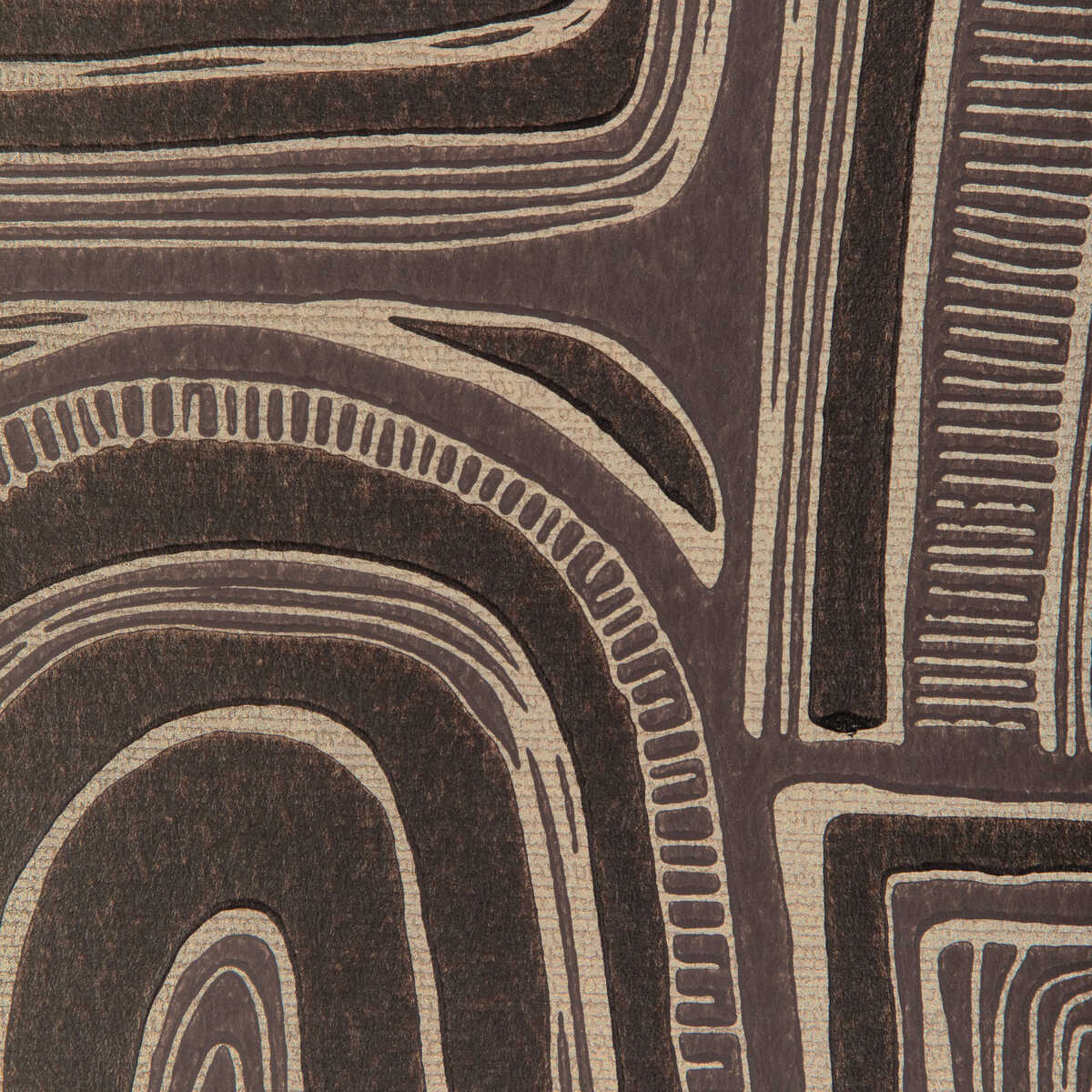 Timbre - Ebony - BRUNSCHWIG & FILS Wallpaper