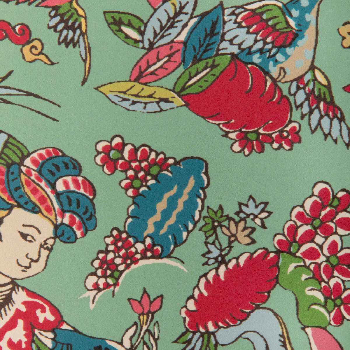Shalimar-Jade-Rose-Brunschwig-Fils-Wallpaper - BRUNSCHWIG & FILS Wallpaper