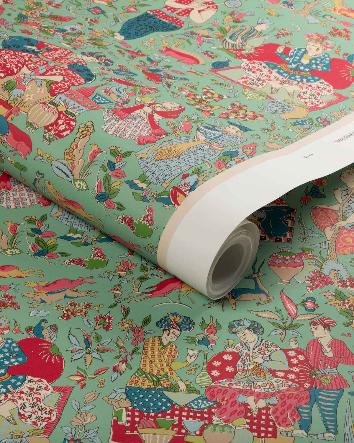 Shalimar-Jade-Rose-Brunschwig-Fils-Wallpaper - BRUNSCHWIG & FILS Wallpaper
