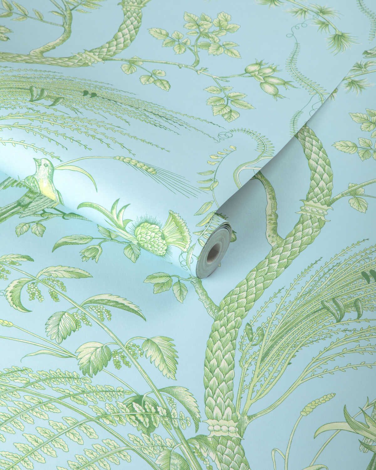 Bird And Thistle Ii - Sky - BRUNSCHWIG & FILS Papel pintado