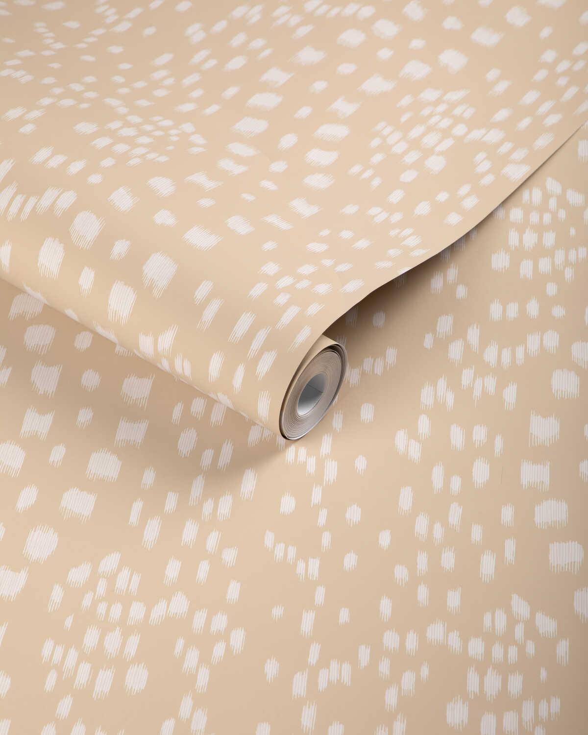 Les Touches Reverse - Sand - BRUNSCHWIG & FILS Wallpaper