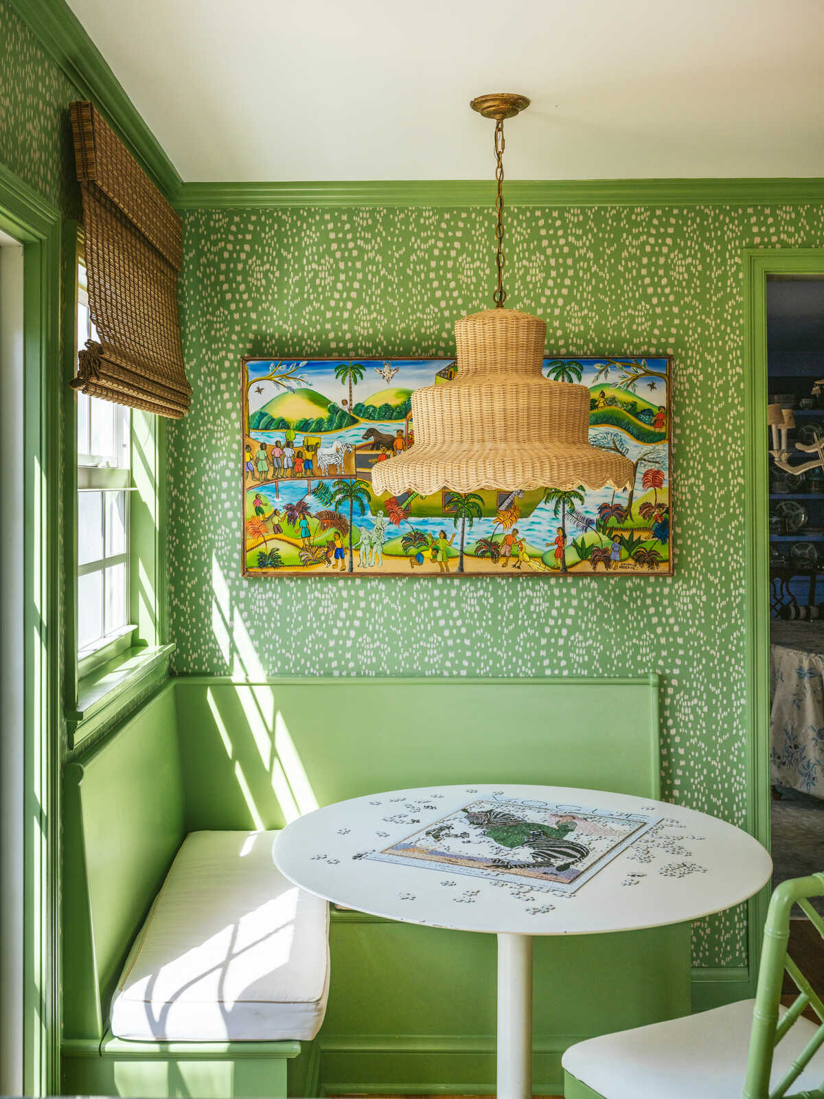 Les Touches Reverse - Leaf - BRUNSCHWIG & FILS Wallpaper