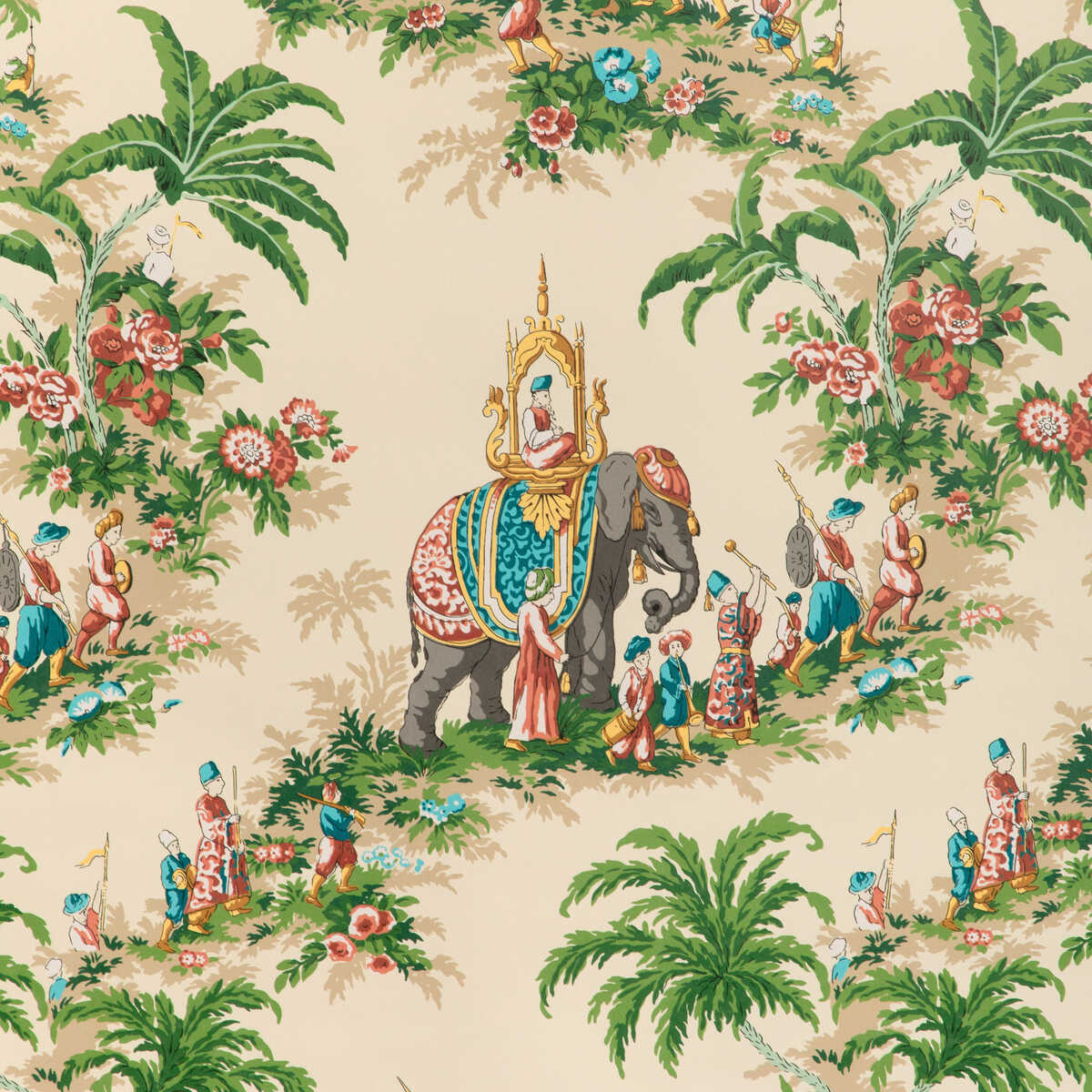 Beauport Promenade - Garden - BRUNSCHWIG & FILS Wallpaper