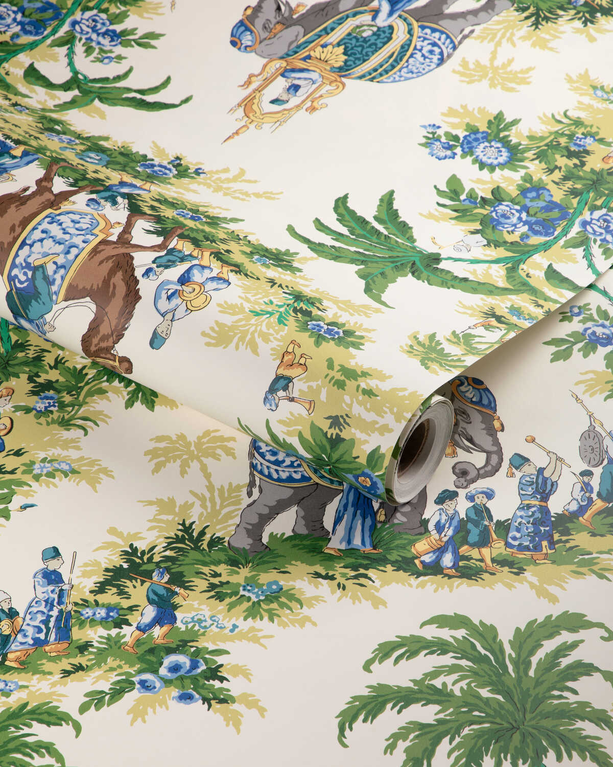 Beauport Promenade - Forest - BRUNSCHWIG & FILS Wallpaper